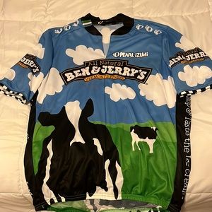 Pearl Izumi extra large Ben and Jerrys cycling jersey shirt never worn